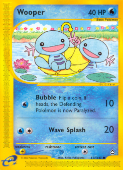 Wooper - pokemon TCG Card