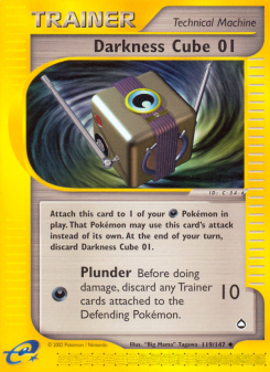 Darkness Cube 01 - pokemon TCG Card