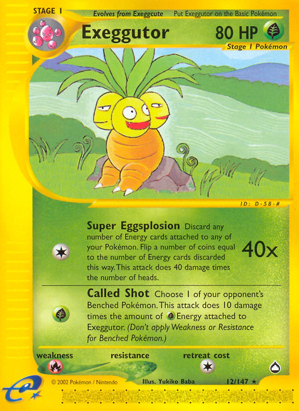 Exeggutor - Pokémon TCG Card