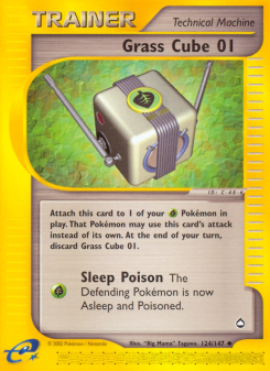 Grass Cube 01 - pokemon TCG Card
