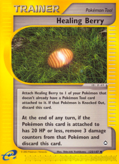 Healing Berry - pokemon TCG Card