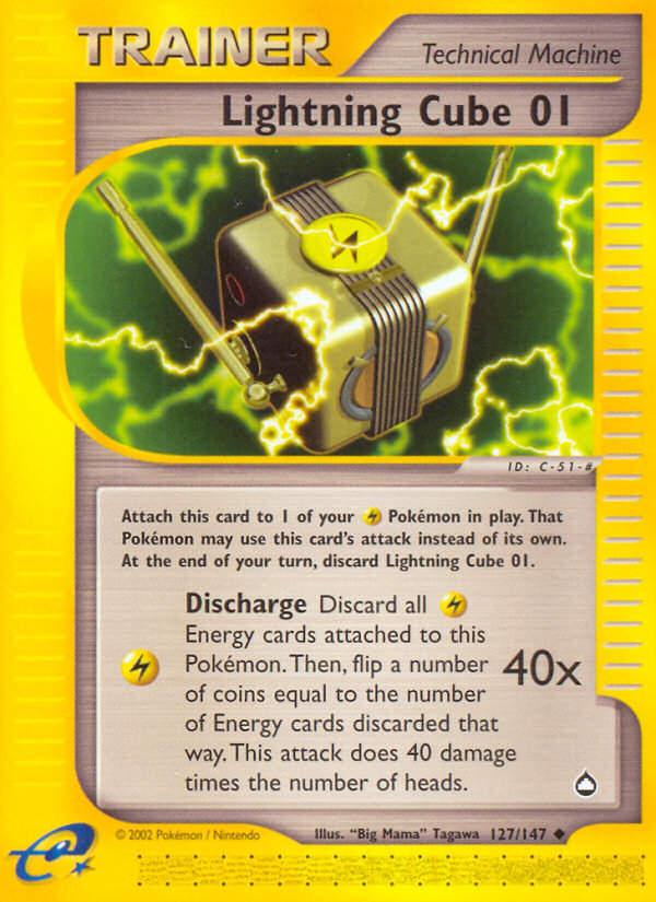 Lightning Cube 01 - Pokémon TCG Card