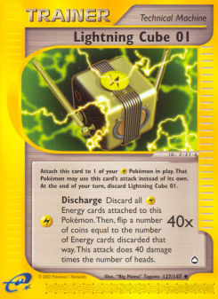 Lightning Cube 01 - pokemon TCG Card