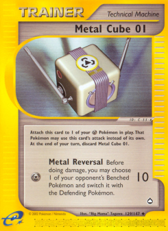 Metal Cube 01 - pokemon TCG Card