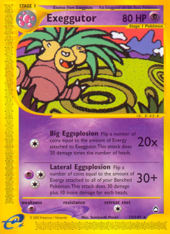 Exeggutor - pokemon TCG Card