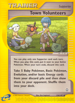Town Volunteers - pokemon TCG Card