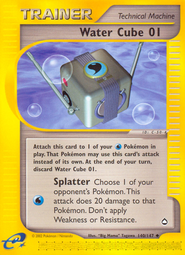 Water Cube 01 - Pokémon TCG Card