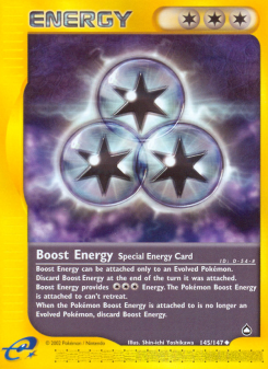 Boost Energy - pokemon TCG Card