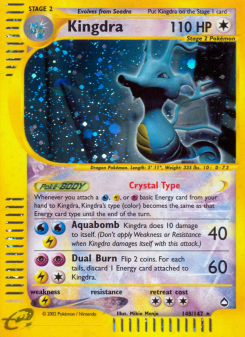 Kingdra - pokemon TCG Card