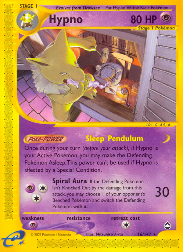Hypno - Pokémon TCG Card