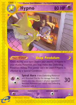 Hypno - pokemon TCG Card