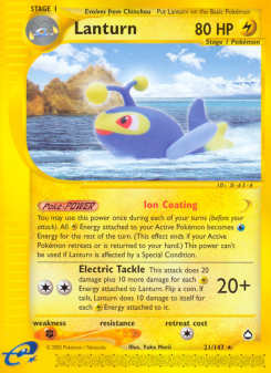 Lanturn - pokemon TCG Card