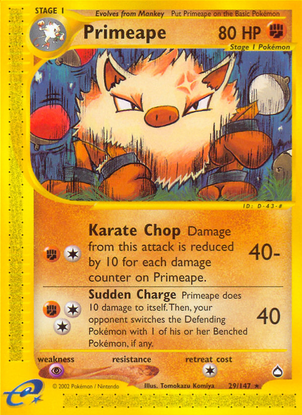 Primeape - Pokémon TCG Card