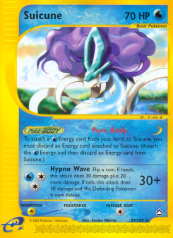 Suicune - pokemon TCG Card
