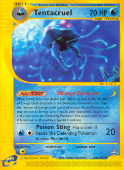 Tentacruel - pokemon TCG Card