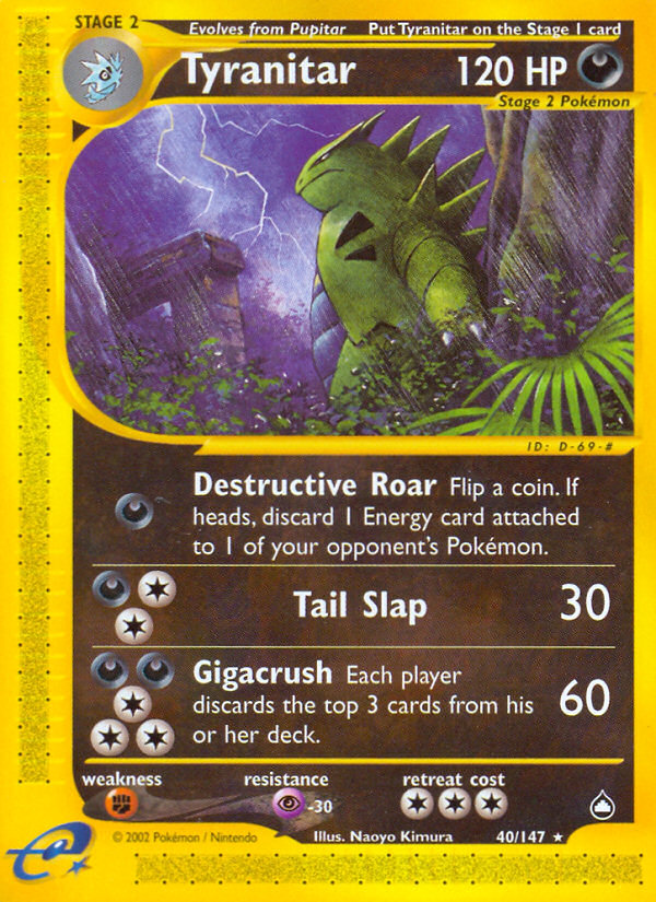 Tyranitar - Pokémon TCG Card