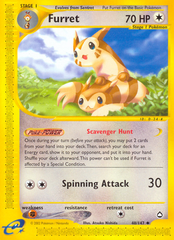 Furret - Pokémon TCG Card