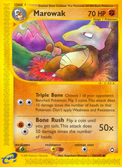 Marowak - pokemon TCG Card