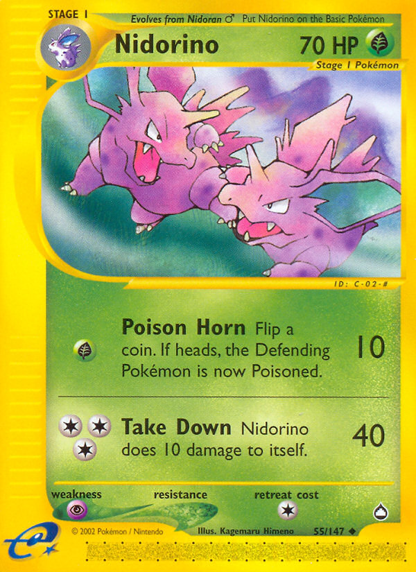 Nidorino - Pokémon TCG Card