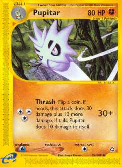 Pupitar - pokemon TCG Card