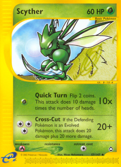 Scyther - pokemon TCG Card