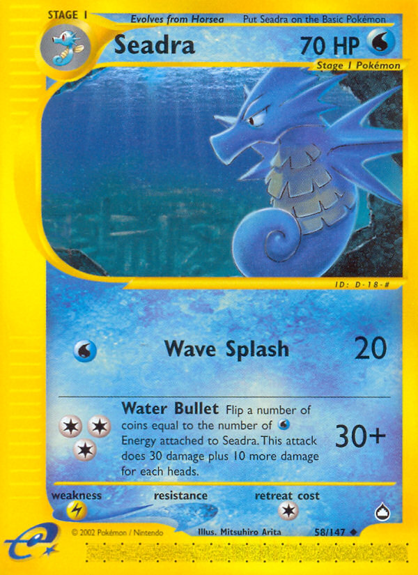 Seadra - Pokémon TCG Card