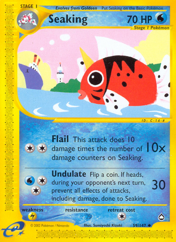 Seaking - Pokémon TCG Card