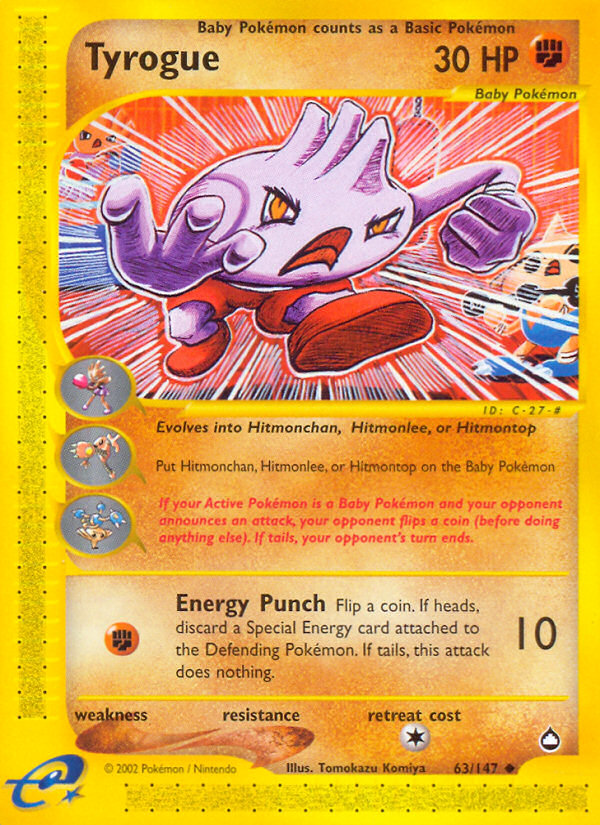 Tyrogue - Pokémon TCG Card