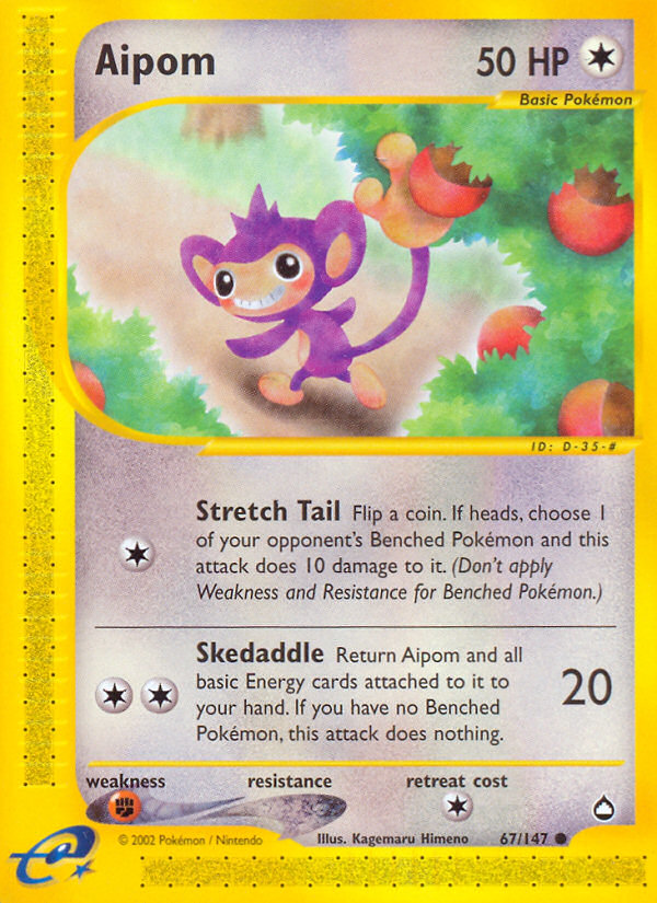 Aipom - Pokémon TCG Card