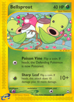 Bellsprout - pokemon TCG Card