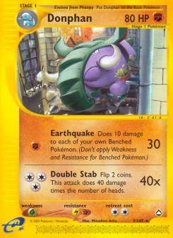 Donphan - pokemon TCG Card