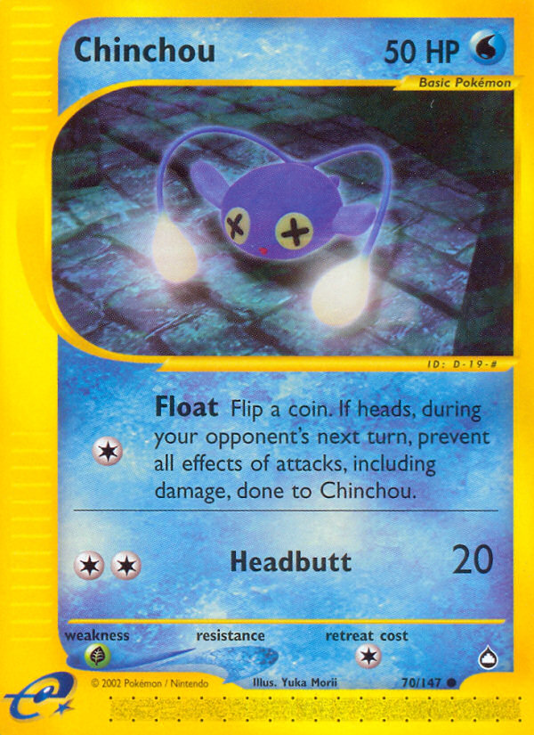 Chinchou - Pokémon TCG Card