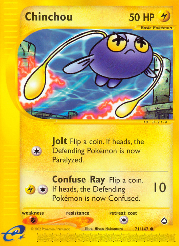 Chinchou - Pokémon TCG Card