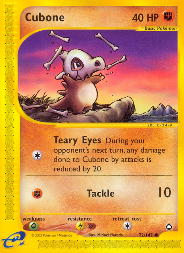Cubone - Pokémon TCG Card