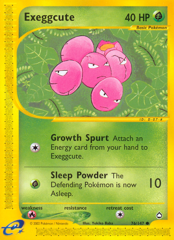 Exeggcute - Pokémon TCG Card