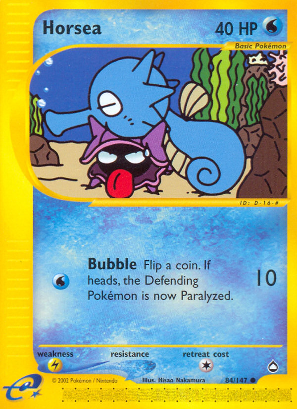 Horsea - Pokémon TCG Card