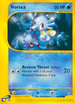 Horsea - pokemon TCG Card