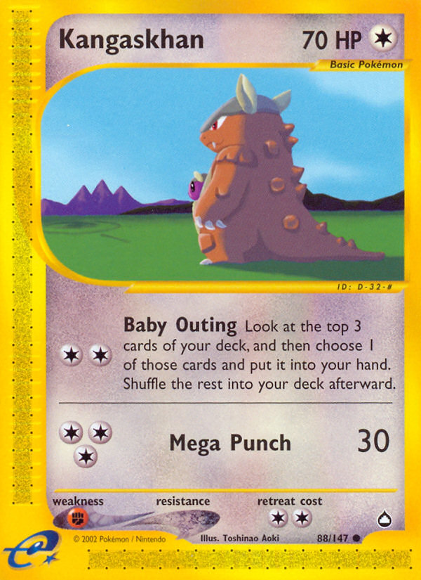 Kangaskhan - Pokémon TCG Card