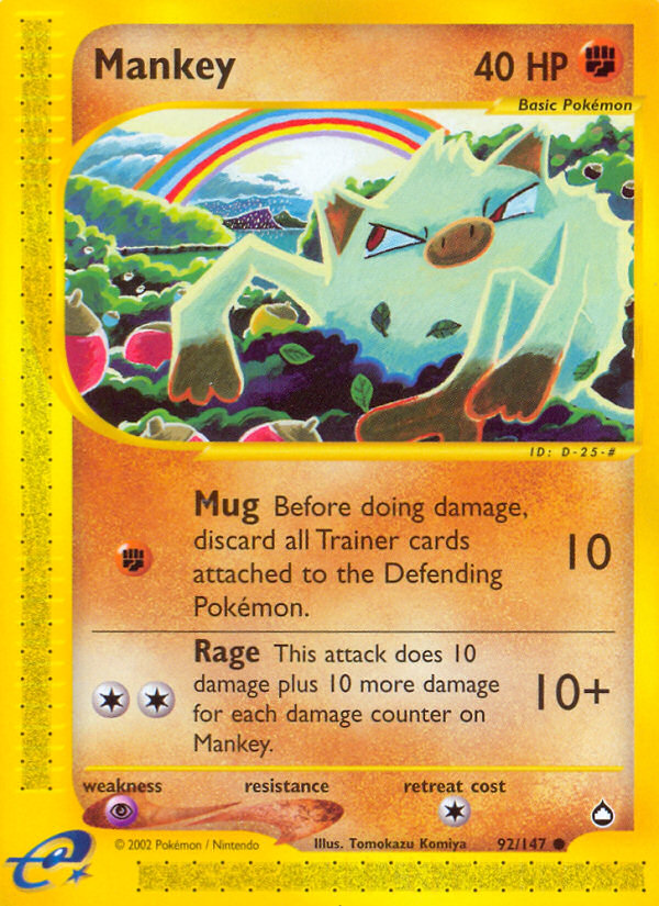 Mankey - Pokémon TCG Card