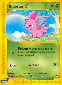 Nidoran♂ - pokemon TCG Card