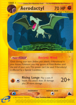 Aerodactyl - pokemon TCG Card