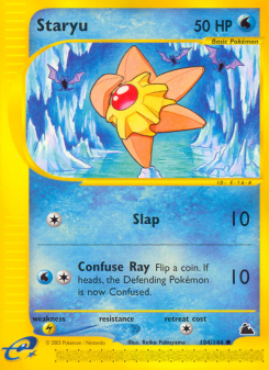 Staryu - pokemon TCG Card