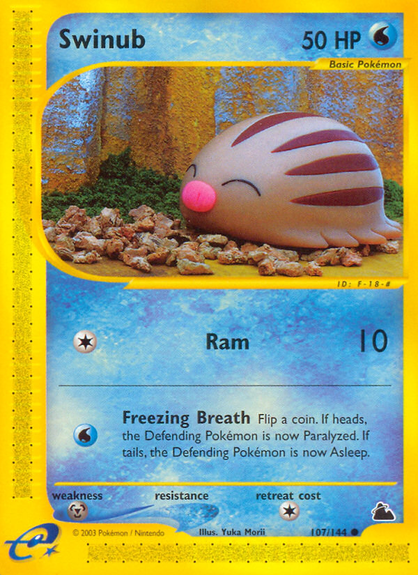 Swinub - Pokémon TCG Card