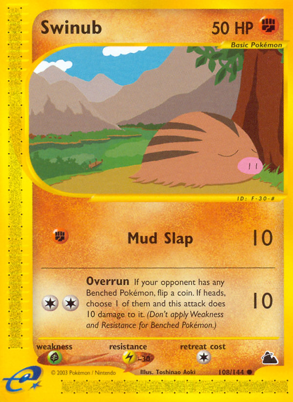 Swinub - Pokémon TCG Card