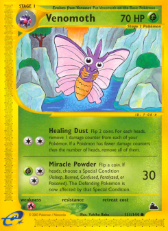 Venomoth - pokemon TCG Card