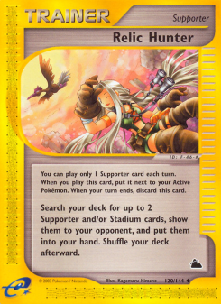 Relic Hunter - pokemon TCG Card