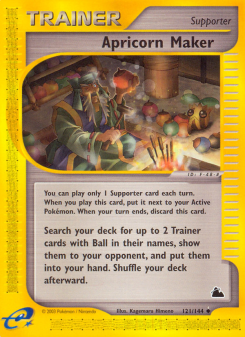 Apricorn Maker - pokemon TCG Card