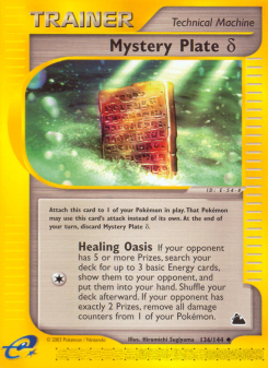 Mystery Plate Delta - pokemon TCG Card