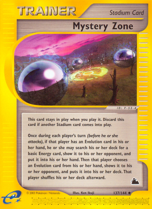 Mystery Zone - Pokémon TCG Card