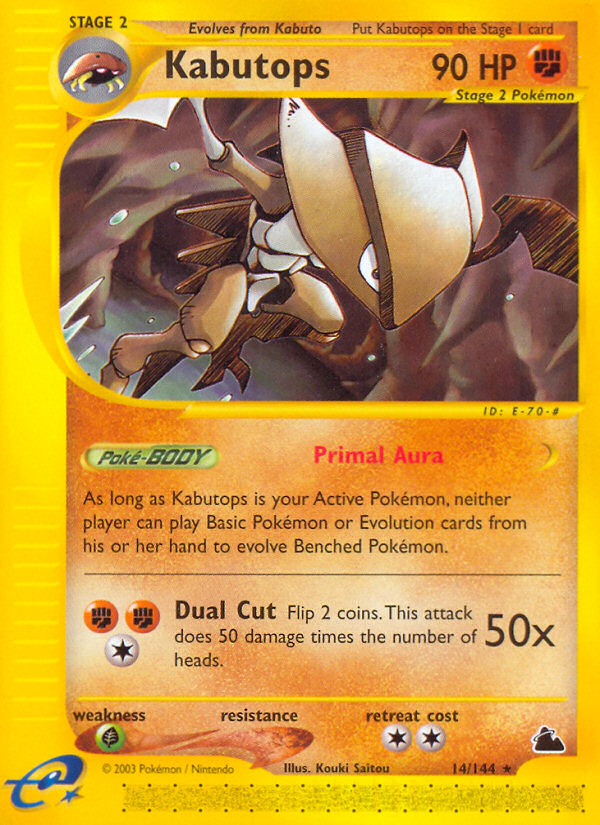 Kabutops - Pokémon TCG Card